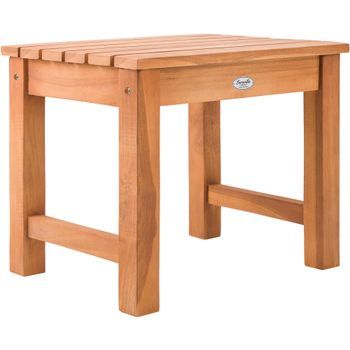 Mesa Auxiliar Frankton Madera Teca 39x51x43 Cm Clp