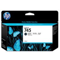 hp 745 matte black original standard ink cartridge f9j99a