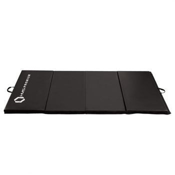 Colchoneta De Gimnasia Plegable Negra Hms Premium Mgs01