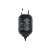 portavela metal cuerda 22x22x43 negro