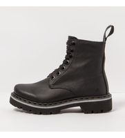 art para hombre 111661201003001 botines de piel negro 39 plano 1 a 3cm cordones casual