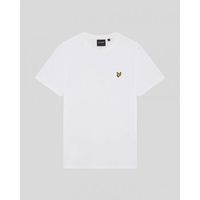 lyle  scott tops y camisetas ts2406v popcorn jacquard t-shirt-626 white para hombre