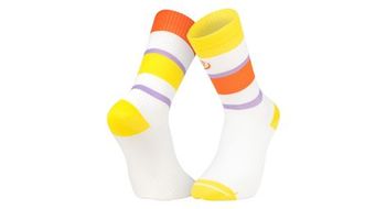 Calcetines bv sport light run   ibiza   retro naranja