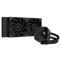 deepcool ls520 s zero dark kit de refrigeracion liquida 240mm negro