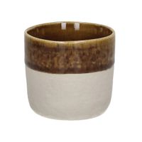 vaso de gres marron h65