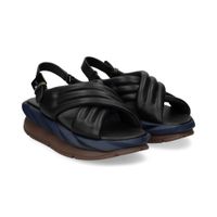 4ccccees sandalias con plataforma mujer - negro talla 40