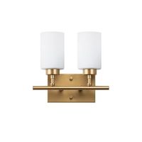 lampara de pared yensuk-13123 oro metal vidrio 31x15x28 cm