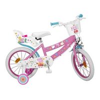 toimsa peppa pig 16 bicicleta infantil guardabarros rosa