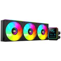 mars gaming ml-lcdpro360 refrigeracion liquida aio 600w tdp pantalla lcd 28 multimonitor bomba 4 gen opti-chamber con base de cobre 3 ventiladores 120mm argb infinity mirror refrigeracion