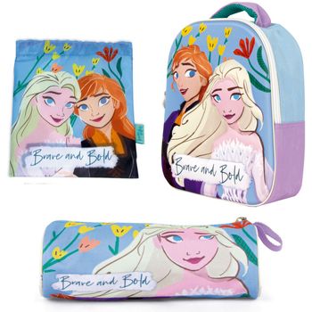 Disney Mochila Set Vuelta al Cole Mochila Guardería Saco Merienda para niño