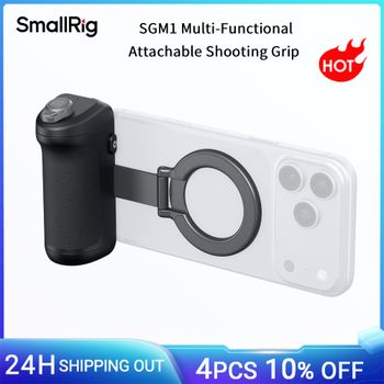 SmallRig SGM1 Empuñadura de Disparo Multifuncional Acoplable Compatible con Teléfonos o Fundas de Teléfono con Imán para iPhone 17 -6694