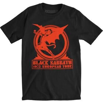 Black Sabbath Camiseta manga larga Europe '75 para hombre