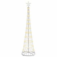 arbol de navidad led con 230 led calido 51 x 51 x 190 cm metal vidaxl