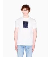 ax armani exchange para hombre xm002514af10356u0009 camiseta grafica blanco xxl casual algodon manga corta
