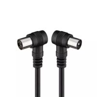 cable de antena acodado engel 15 m conector macho hembra