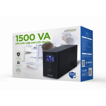 Sai Gembird 1500VA Batería de Plomo Ácido LCD AVR Protección Inteligente