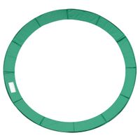 homcom cojin cubierta de proteccion borde resorte para cama elastica trampolin redondo diametro 366 cm verde   aosom espana