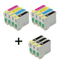 compatible multipack epson stylus c84 photo edition printer ink cartridges 11 pack -c13t04414010
