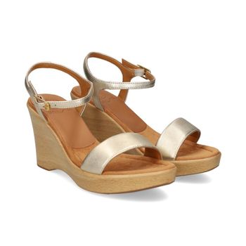 Unisa Sandalias Cuña Mujer - Plata Talla 38