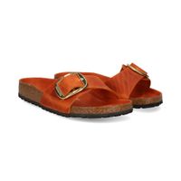 birkenstock sandalias planas mujer - naranja talla 38n