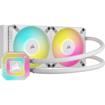 REFRIGERACION LIQUIDA CORSAIR ICUE H100I ELITE CAPELLIX XT 240MM | BLANCO