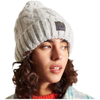 Superdry Gorro Torsade Tweed para mujer
