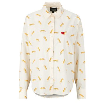 Pieces Camisa PCJANNA LS LOOSE AOP para mujer