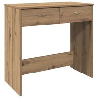 mesa de escritorio  escritorio de despacho  escritorio de madera de ingenieria roble artisian 80x40x75 cm
