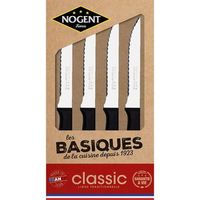 nogent 3 etoiles caja de 4 cuchillos para carne - 00081v