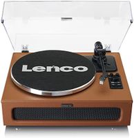 lenco ls-430bn tocadisco tocadiscos de traccion por correa marron manual