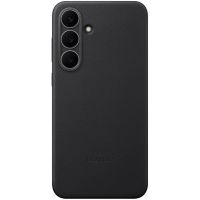 samsung funda kindsuit de cuero vegano negro para galaxy s25 fe