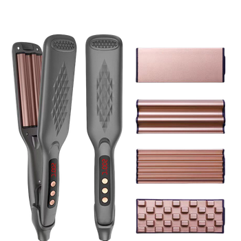 Plancha Y Rizador De Pelo Ae-516 Con Cable