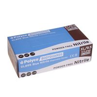 nitrile pfree gloves xlarge box of 100 gl8955