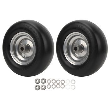 Neumáticos De Cortacésped Reemplazo Sin Inflar 11x4 Pulgadas 2 Piezas