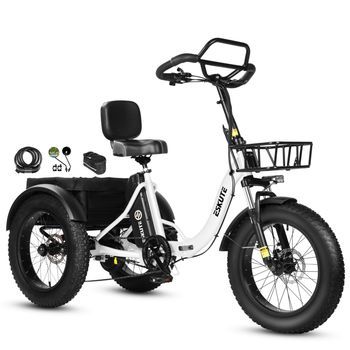 Bicicleta Eléctrica Eskute T302 Pro 250w 48v20.8ah Plegable Frenos Disco Blanco