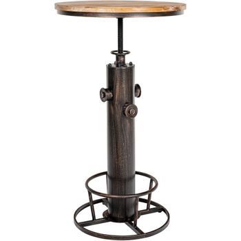 Mesa De Bar Ruhr Metal Bronce Ø 54 Cm Clp