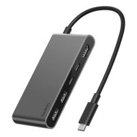 hub belkin 5 puertos 5000 mbits modelo avc022hqsgy usb-c hdmi 4k ultra hd