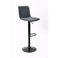 taburete ganti de terciopelo 1054440 cm - gris