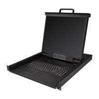 consola kvm startech 1u rack lcd 19 vga teclado qwerty tactil 1 puerto mtbf 50000h