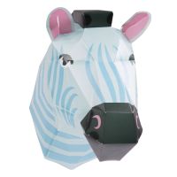 make your own zebra head paper light