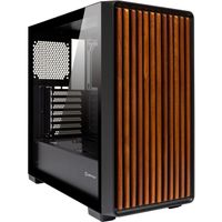 unykach caja atx revelat madeira black con lateral de cristal templado apta para tarjetas de hasta 425 mm y refrigeracion liquida de hasta 360 mm
