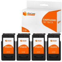 pccom essential canon pg512pg510cl513cl511 cartucho tinta compatible negrotricolor pack 4