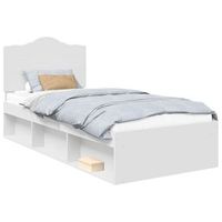 cama individual  cama para adulto  estructura de cama 75 x 190 cm madera de pino macizo