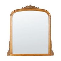 espejo decorativo de pared estilo glamour decoracion colgante 75 x 78 cm dorado sussey