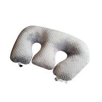 almohada multifuncional gris para bebes alfombrilla inclinada anti-regurgitacion y para recien nacidos soporte para la alimentacion  cama  respaldo 3 en 1