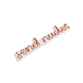 Iluminación Led Decorativa De Plástico Send Nudes Rojo 60x13x2 Cm