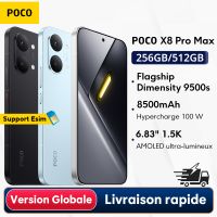 version global del smartphone poco x8 pro max procesador dimensity 9500s bateria de mah camara principal de 50 mp hypercharge w compatible con nfc