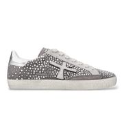 premiata para mujer stevend zapatillas de piel stevend gris 36 plano cordones casual