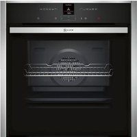 neff b57cr22n0b slide  hide electric oven - stainless steel stainless steel