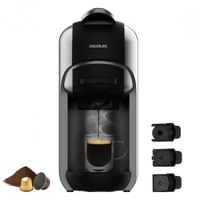 cecotec cafetera capsulas express freestyle compact 1450w thermoblock 19 bares apta para cafe molido
